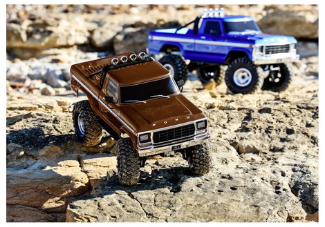 Traxxas TRX-4 Ford F-150 1:10 Brushed RC modellautó Elektro Crawler 4WD RtR 2,4 GHz 7. kép