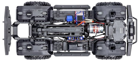 Traxxas TRX-4 Crawler Kit 1:10 Brushed RC modellautó Elektro Crawler 4WD 2,4 GHz 2. kép