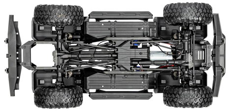 Traxxas TRX-4 Crawler Kit 1:10 Brushed RC modellautó Elektro Crawler 4WD 2,4 GHz 5. kép