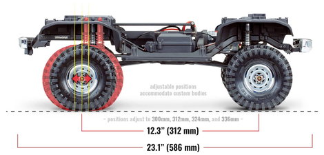 Traxxas TRX-4 1979 Chevrolet Blaze 1:10 Brushed RC modellautó Elektro Crawler 4WD RtR 2,4 GHz 10. kép
