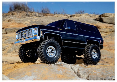 Traxxas TRX-4 1979 Chevrolet Blaze 1:10 Brushed RC modellautó Elektro Crawler 4WD RtR 2,4 GHz 7. kép