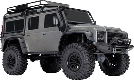 Traxxas TRX-4 Land Rover Defender 1:10 Brushed RC modellautó Elektro Crawler 4WD RtR 2,4 GHz