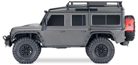 Traxxas TRX-4 Land Rover Defender 1:10 Brushed RC modellautó Elektro Crawler 4WD RtR 2,4 GHz 4. kép