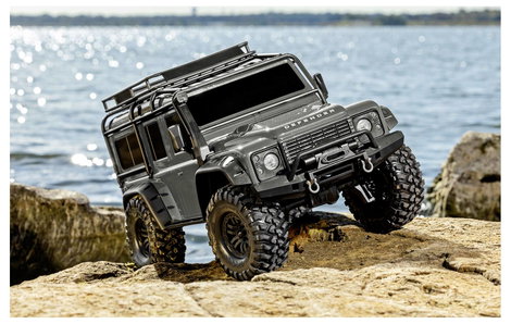 Traxxas TRX-4 Land Rover Defender 1:10 Brushed RC modellautó Elektro Crawler 4WD RtR 2,4 GHz 7. kép