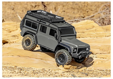 Traxxas TRX-4 Land Rover Defender 1:10 Brushed RC modellautó Elektro Crawler 4WD RtR 2,4 GHz 9. kép