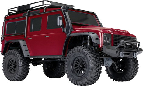 Traxxas TRX-4 Land Rover Defender 1:10 Brushed RC modellautó Elektro Crawler 4WD RtR 2,4 GHz