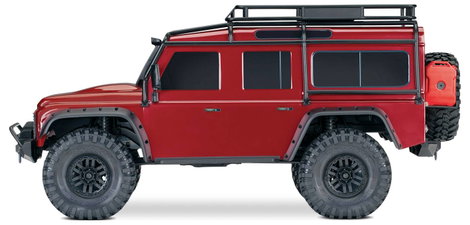 Traxxas TRX-4 Land Rover Defender 1:10 Brushed RC modellautó Elektro Crawler 4WD RtR 2,4 GHz 4. kép