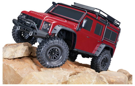Traxxas TRX-4 Land Rover Defender 1:10 Brushed RC modellautó Elektro Crawler 4WD RtR 2,4 GHz 5. kép