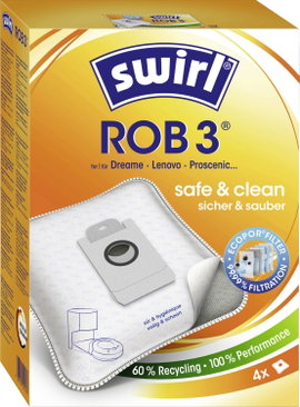 Swirl ROB 3 EcoPor Porszívó tartály 4 db