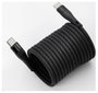 Maxtrack USB kábel USB 2.0 USB-C® dugó 2 m Fekete Spirálkábel, aranyozott érintkező C532-2L 5. bélyegkép