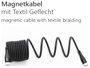Maxtrack USB kábel USB 2.0 USB-C® dugó 2 m Fekete Spirálkábel, aranyozott érintkező C532-2L 7. bélyegkép