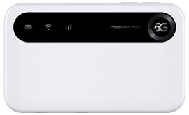 ZTE U50 5G / WLAN hotspot Beépített modem: 5G 2.4 GHz, 5 GHz 1800 MBit/s