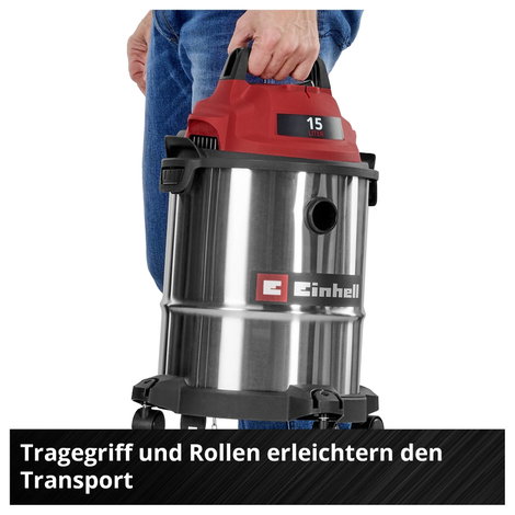 Einhell TC-VC 1540 S 2347405 Nedves-/száraz porszívó 15 l 6. kép