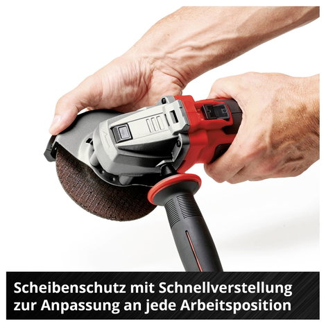 Einhell TE-AG 18/125-2 Li - Solo 4431168 Akkus sarokcsiszoló 125 mm akku nélkül, töltő nélkül 2.5 Ah 8. kép