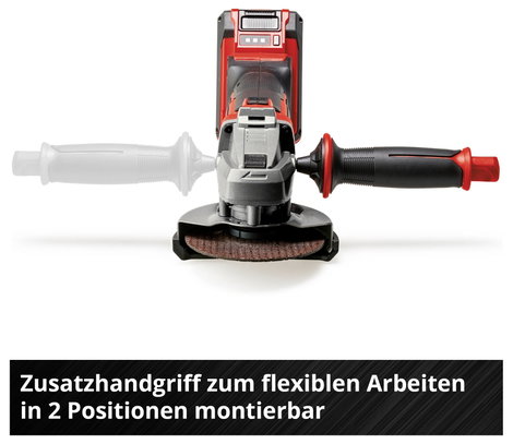 Einhell TE-AG 18/125-2 Li - Solo 4431168 Akkus sarokcsiszoló 125 mm akku nélkül, töltő nélkül 2.5 Ah 9. kép