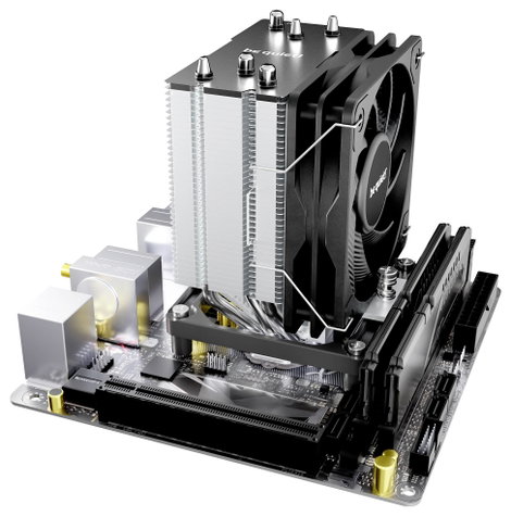 BeQuiet PURE ROCK SLIM 3 CPU hűtő ventilátorral AMD AM4, #####AMD AM5 4. kép