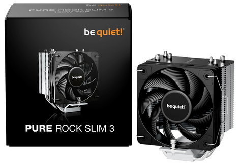 BeQuiet PURE ROCK SLIM 3 CPU hűtő ventilátorral AMD AM4, #####AMD AM5 5. kép