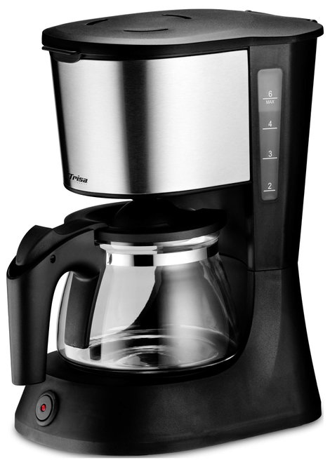 Trisa Perfect Coffee 6 Kávéfőző Fekete Kapacitás, csésze=6 Melegentartás 3. kép