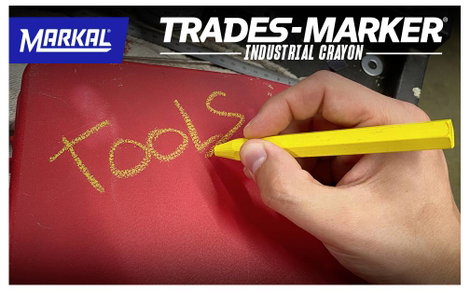 Markal TRADES-MARKER INDUSTRIAL CRAYON 44010100 Többcélú kréta Fehér 2. kép