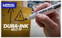 Markal DURA-INK BULLET TIP 96536 Permanent marker Fekete Vízálló: Igen 2. bélyegkép