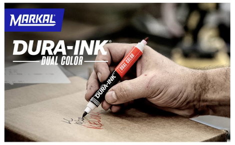 Markal DURA-INK DUAL COLOR 96330 Permanent marker Piros, Fekete Vízálló: Igen 2. kép