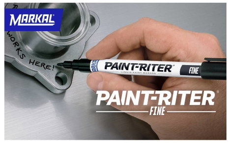 Markal PAINT-RITER FINE 96874 Lakk jelölő Piros 2. kép