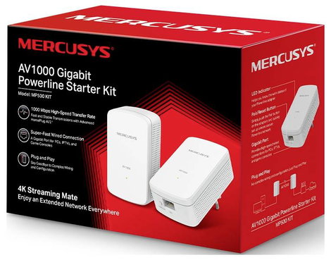 Mercusys Powerline WLAN bővítő adapter MP500 KIT 1000 MBit/s 4. kép