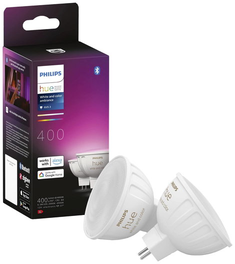 Philips Hue LED-es fényforrás 8719514491649-2 EEK: G (A - G) Hue White & Color Ambiance GU5.3 3. kép