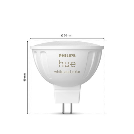 Philips Hue LED-es fényforrás 8719514491649-2 EEK: G (A - G) Hue White & Color Ambiance GU5.3 4. kép