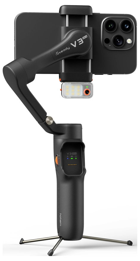 Hohem iSteady V3 Ultra BLK Elekgromos gimbal 1/4 col Fekete Bluetooth, Beépített akku, Beépített áll 2. kép