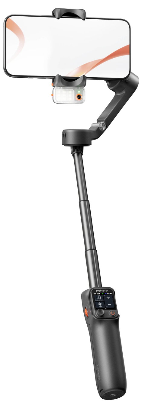 Hohem iSteady V3 Ultra BLK Elekgromos gimbal 1/4 col Fekete Bluetooth, Beépített akku, Beépített áll 4. kép