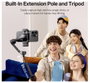 Hohem iSteady V3 Ultra BLK Elekgromos gimbal 1/4 col Fekete Bluetooth, Beépített akku, Beépített áll 9. bélyegkép