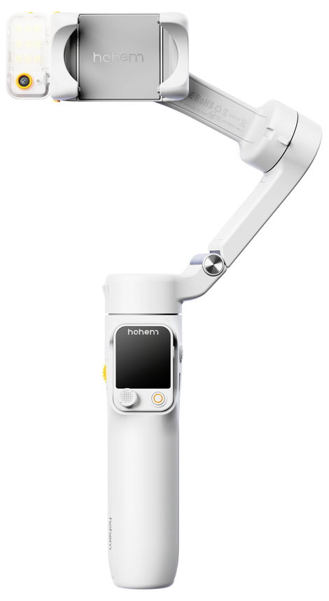 Hohem iSteady V3 Ultra WTH Elekgromos gimbal 1/4 col Fehér Bluetooth, Beépített akku, Beépített állv 3. kép