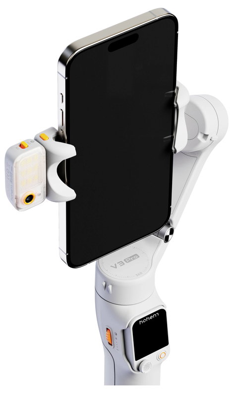 Hohem iSteady V3 Ultra WTH Elekgromos gimbal 1/4 col Fehér Bluetooth, Beépített akku, Beépített állv 4. kép