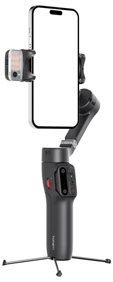 Hohem V3 BLK Elekgromos gimbal 1/4 col Fekete Bluetooth, Beépített akku, Beépített állvány, Okostele 4. kép