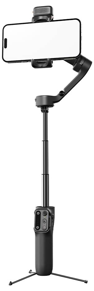 Hohem V3 BLK Elekgromos gimbal 1/4 col Fekete Bluetooth, Beépített akku, Beépített állvány, Okostele 6. kép