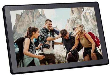 Braun Phototechnik DigiFrame 1011 WiFi mobil Digitális képkeret 25.7 cm 10.1 coll EEK: C (A - G) 128 2. kép