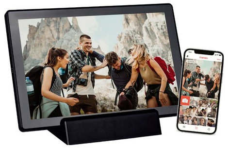 Braun Phototechnik DigiFrame 1011 WiFi mobil Digitális képkeret 25.7 cm 10.1 coll EEK: C (A - G) 128 8. kép