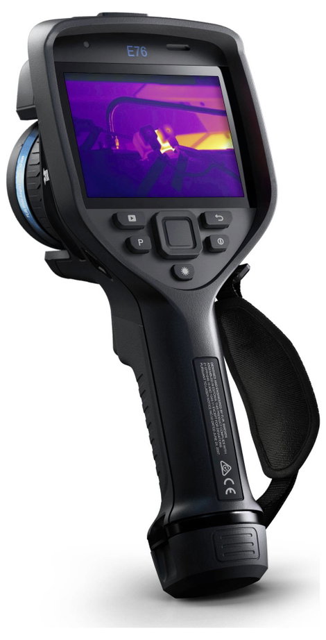 FLIR E76 24° + 14° Hőkamera -20 - 650 °C 320 x 240 Pixel 30 Hz Érintőképernyő, MSX®, MeterLink™, WiF 2. kép