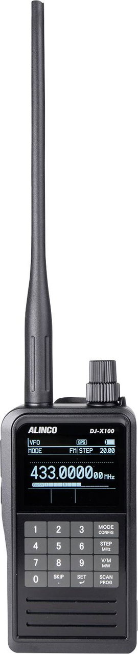 Alinco ALINCO DJ-X-100-E Digitaler Multi-Mode Empfänger 1207 Rádió kézi szkenner