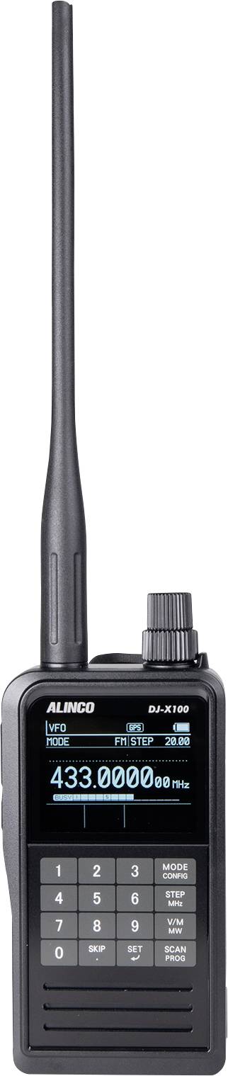 Alinco ALINCO DJ-X-100-E Digitaler Multi-Mode Empfänger 1207 Rádió kézi szkenner