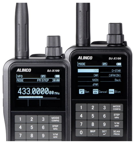 Alinco ALINCO DJ-X-100-E Digitaler Multi-Mode Empfänger 1207 Rádió kézi szkenner 2. kép