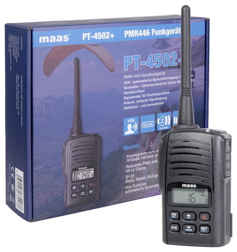 MAAS Elektronik MAAS PT-4502 PMR-446 Handfunkgerät 1963 PMR készülék 2. kép