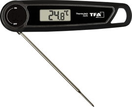 TFA Dostmann THERMO JACK TASTE Grill hőmérő Fekete