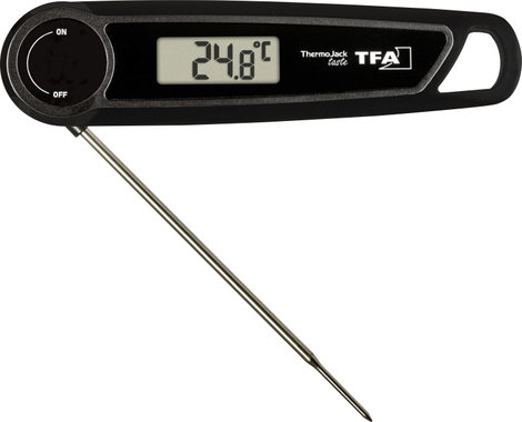 TFA Dostmann THERMO JACK TASTE Grill hőmérő Fekete