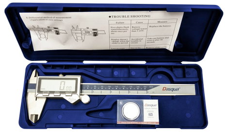 Dasqua DIN EN 862 2019-0005 Digitális tolómérő 150 mm IP54 3. kép