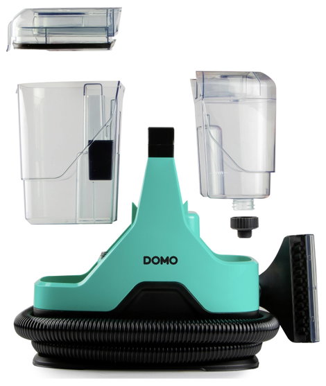 DOMO MULTIFUNKTIONALER FLECKENREINIGER Gőztisztító DO250SC 600 W Zöld 2 víztartály 15. kép