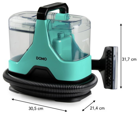 DOMO MULTIFUNKTIONALER FLECKENREINIGER Gőztisztító DO250SC 600 W Zöld 2 víztartály 18. kép