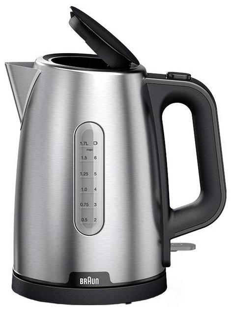 Braun WK 1500 BK Vízforraló BPA mentes Fekete Tartalom: 1.7 l 2. kép