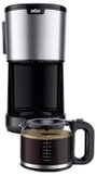 Braun KF 1500 BK Kávéfőző Fekete, Nemesacél Kapacitás, csésze=10 Üveg kanna 3. bélyegkép